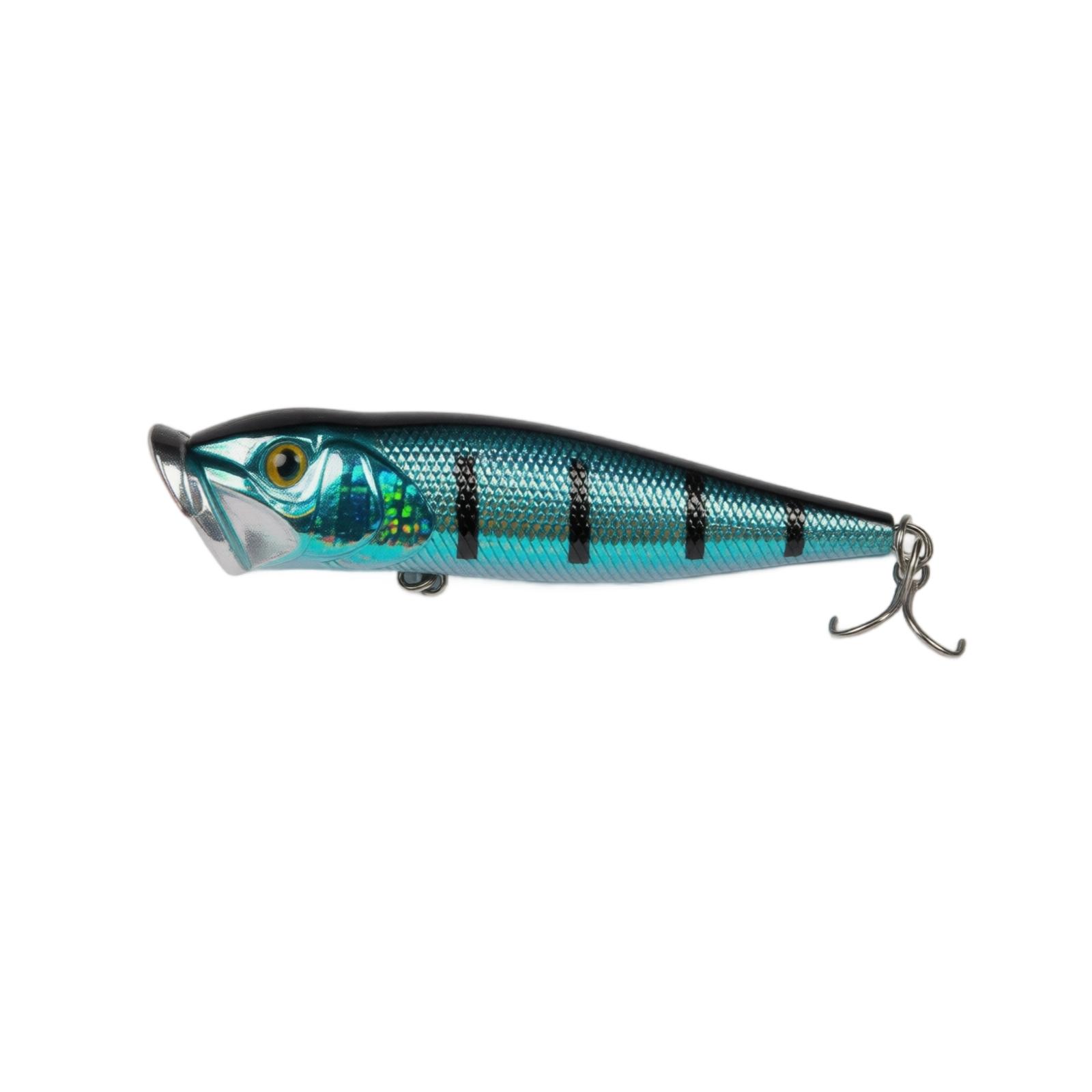 

Fishing Lure Popper Bait Hard Plastic Surface Water Lure with Treble Hooks for Freshwater Fishing Tackle and Bass Fishing one size