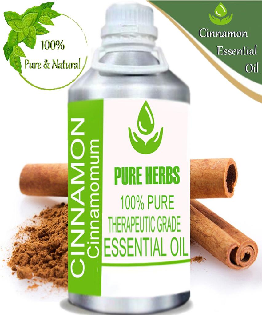 Pure Herbs Cinnamon 100% Pure & Natural Cinnamomum Essential Oil ZA 292