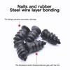 84Pcs Tyre Repair Nail Repair Rubber Self-tapping Screws Tire Studs Vacuum Motorcycle Tire Puncture Spikes Repair of Car Tires