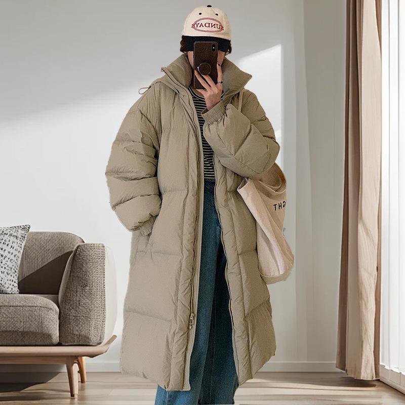 Medium and long down jackets women's down duck down winter 2024 new Korean version women's down jackets high-end women