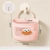 Multifunctional small hanging basket toilet bathroom discarded face towel storage basket kitchen dormitory bedside wall hanging basket