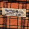Pherrow's Check Pattern Long Sleeve Cotton Shirt M Orange Men's Used