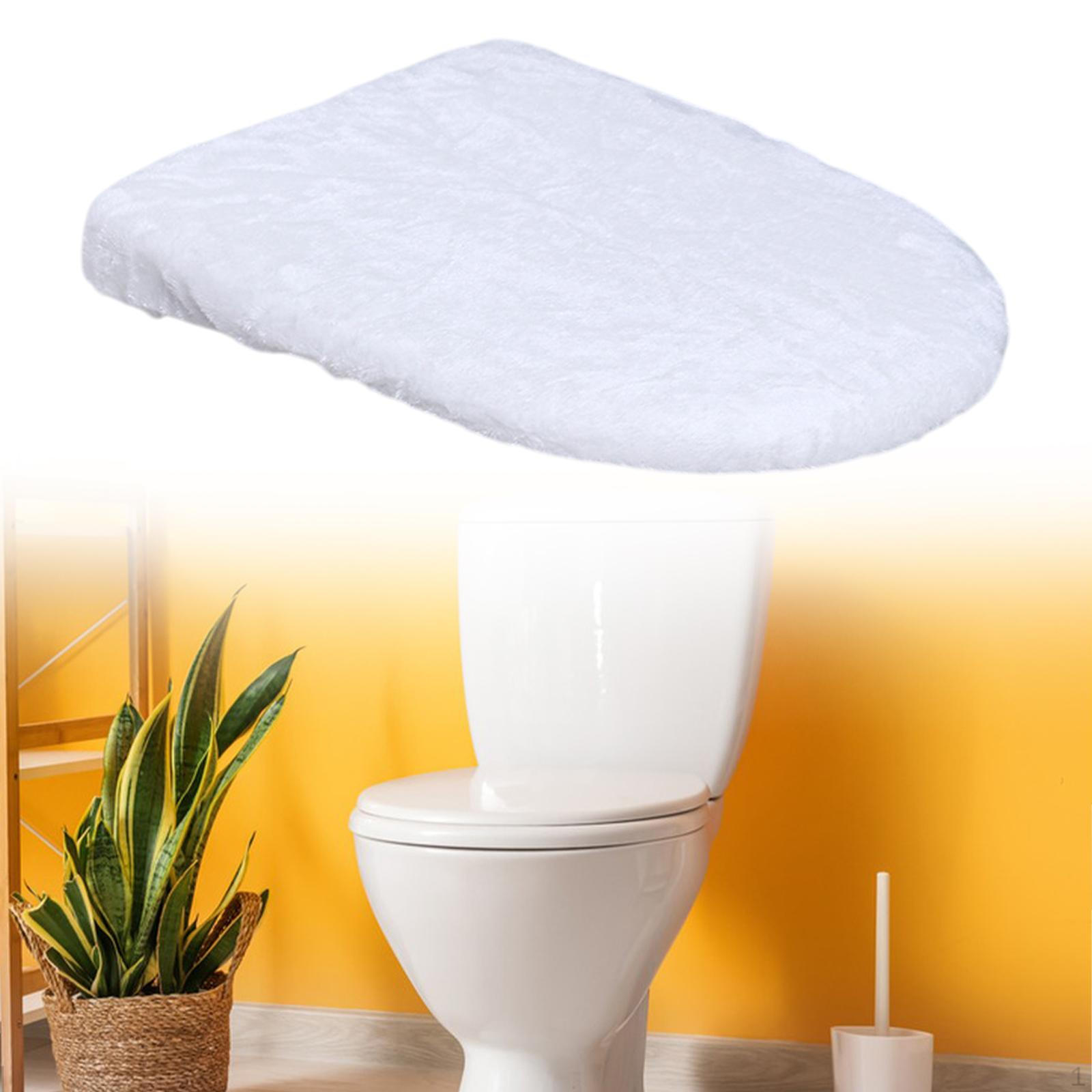 

Крышка для унитаза в ванной, коврик для сиденья унитаза, эластичные края, впитывающий протектор для ванной комнаты