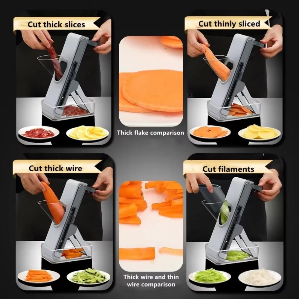 Manual Beef Cleaver Adjustable Thickness Fresh Meat Shredder Vegetable Cutter  Kitchen