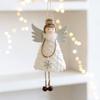 2pcs Cartoon Angel Girl Pendant Plush Christmas Tree Hanging Decoration  New Year Festival Gifts