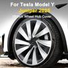 Fits 2025-2026 Tesla Model Y Two-Tone 19" Wheel Covers.