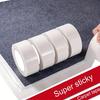 Single-Sided Silver White Cloth Tape with Strong Adhesion for Pipes, Carpets, Floors, and Home Decor.