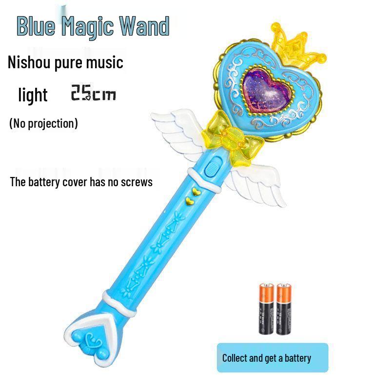 Magic Fairy Wand with Light, Music, and Projection for Girls