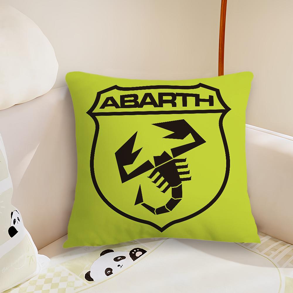 Fashion AAAbarth Cartoon cushion cover Pillow Case Plush Fabric Soft Double Sided Print Sofa Cushion Cover Throw Pillow Covers