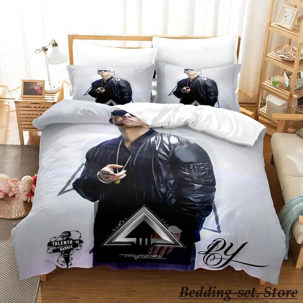Daddy Yankee Bedding Set Single Twin Full Queen King Size Bed Set Aldult Kid Bedroom Duvetcover Sets Anime parure de lit Bed