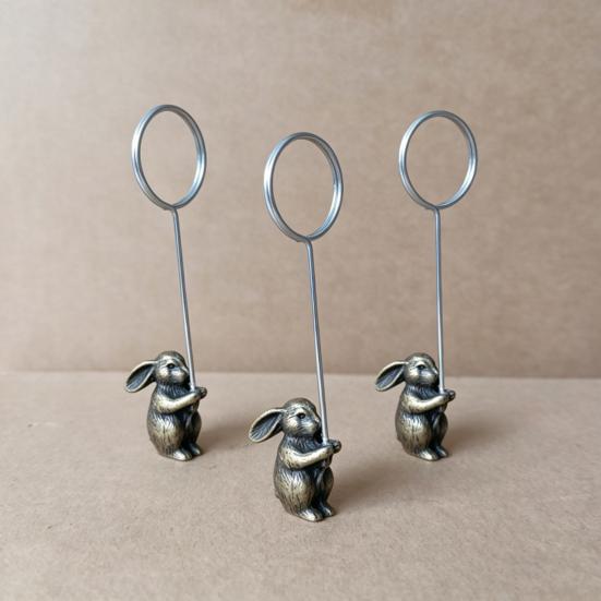 3Pcs Note Holder Stable Anti-Corrosive Spiral Clip for Notes Photos Menus