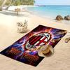 AC Mailand Personalisiertes Bedrucktes Strandtuch Fußballlogo Unterstützung Benutzerdefinierter Name Text Absorbierendes Handtuch Für Sport Reisen Besonderes Geschenk