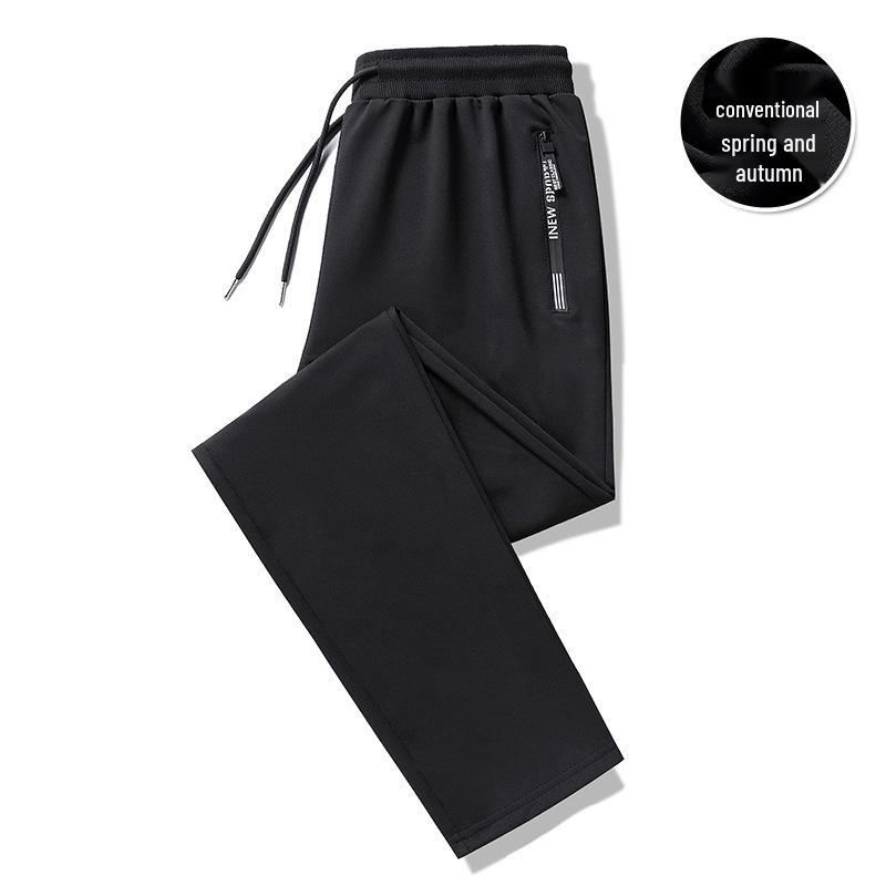 Men s Slim Fit Knitted Basketball Sweatpants - Breathable, Cuffed, Perfect for Spring and Autumn 4XL