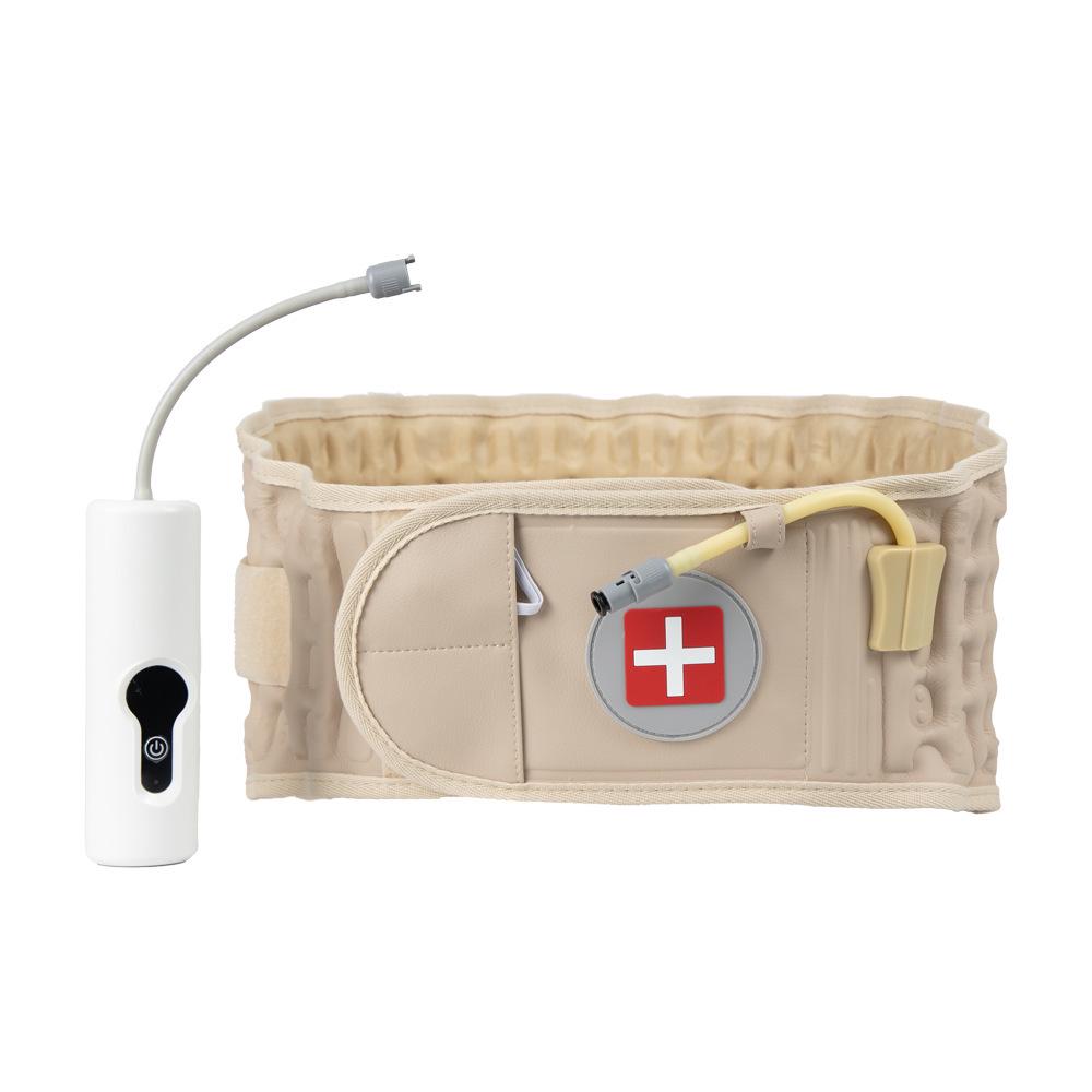 Electric Inflatable Lumbar Support Belt - Unisex Traction Brace for Spine Relief and Pressure Reduction