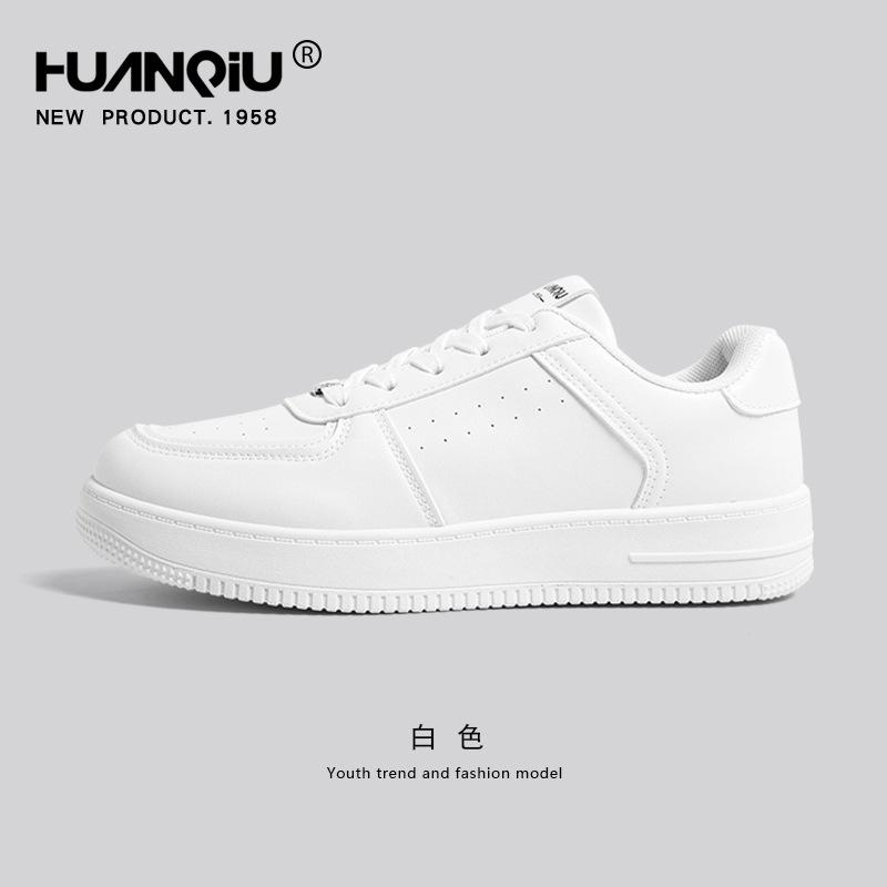 Global Platform Black Board Shoes Men's 2 New Autumn Trend Versatile Shoes Men's Sports and Leisure Small Black Shoes