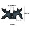 Black Plastic Billiard Bridge Head Slip On Cue Bridge for Pool Table, Pool Cue Bridge Head Billiard Cue Bridge Head