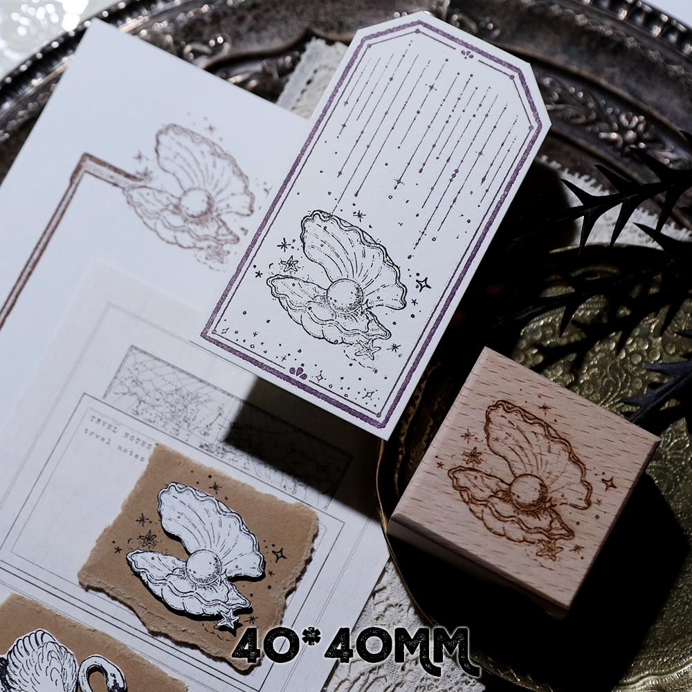 Vintage Diy Scrapbooking Stamp, Elf Realm, Salt Style, Versatile DIY, Light Retro, European and American Style