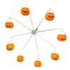 Ferris Wheel Hummingbird Feeder Squirrel Proof Spinning Bird Feeder with 8 Pumpkin Skull Buckets for Outdoor Yard Decor