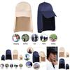 Round Top Sun Hat For Men, Available In Multiple Colors And Made With High-quality Cotton Fabric