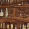 Bench Multicolored 60x35x45 Cm Solid Wood Reclaimed Wood