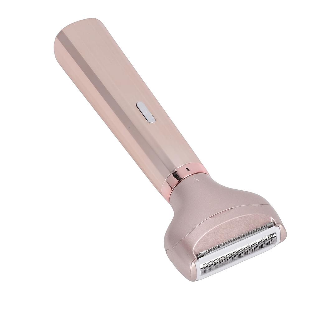 Women Electric Shaver, 2 in 1 Dual Head Hair Trimmer, 7000RPM, Rechargeable Hair Removal Device with 2 Replaceable