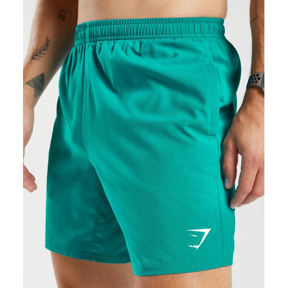 Gymshark Arrival 7  Shorts Seafoam Blue A2a1l Ub9s