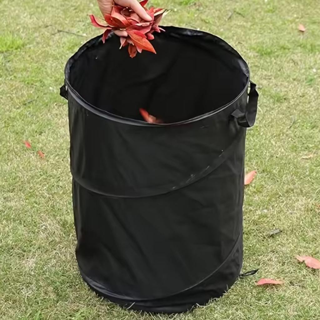 Collapsible Trash Can Portable Garbage Can Pop Up Garden Leaf Trash Can Outdoor Camping Waste Bin Multifunctional Storage Box