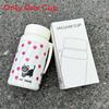 Cat Pattern Insulated Large Capacity Water Bottle With Leakproof Lid For Students And Commuters