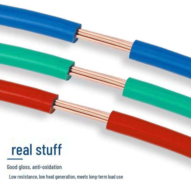 Pure Copper Clad Aluminum Multi-Strand Soft BVR Wire for Household Use (1.5/2.5/4/6 Mm²)