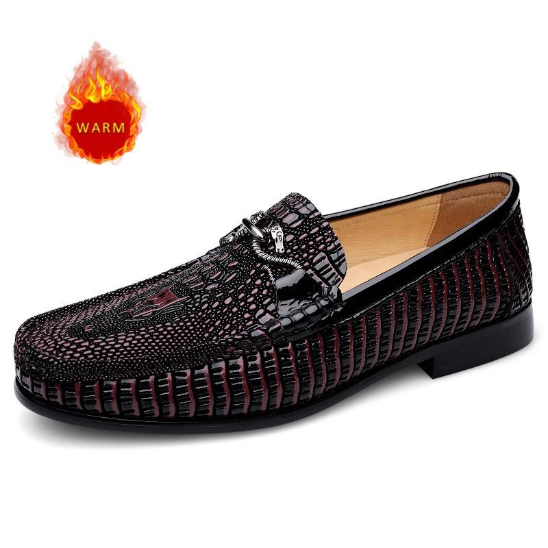 

Модная Зимняя Хлопковая Обувь Горячих Продаж Европа Америка Мягкая Подошва Удобные Мужские Лоферы Роскошная Мужская Деловая Обувь 47