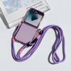 Crossbody-Lanyard Klare Klapphandyhülle Für Motorola Moto Razr 70 60 50 40 Ultra 2026 Razr + 2025 Süßigkeitenfarben Stoßfeste Hülle