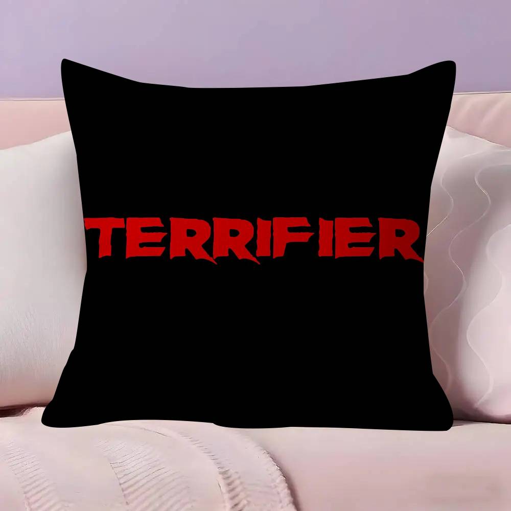 Halloween Horror Terrifier Film Kissen Anime Kissen Sofa Bett Kopfkissenbezug Kissenbezug 45x45 cm Mode