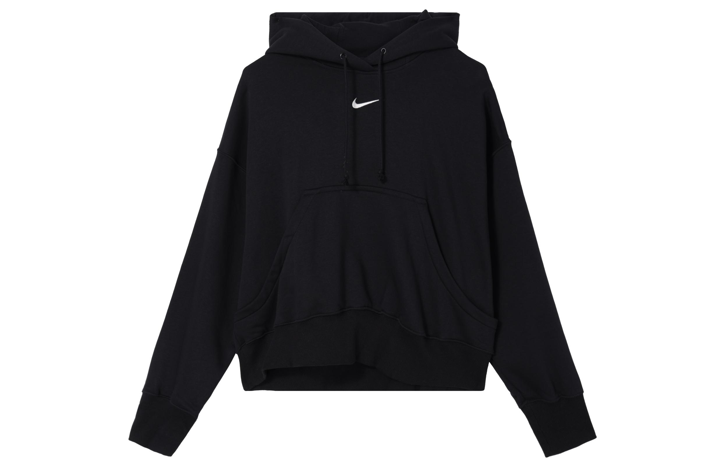 Nike Sweatshirts Women s Black Hooded Moderate Other DQ5859-010 S