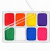 8-Color Water-Soluble Body Paint Kit for Kids: Face Paint for Sports, Halloween, and Christmas