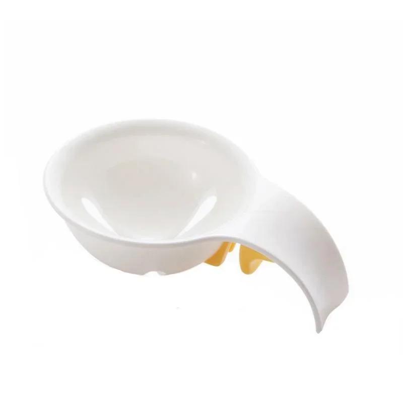 Useful Kitchen Eggs White Separator Kitchen Gadgets Eggs Yolk Split Eggs Silicone Shell Jam Stuck Bowl Edge White