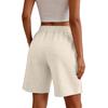 Women's Casual Wide-Leg High-Waisted Slimming Lightweight Drawstring Shorts