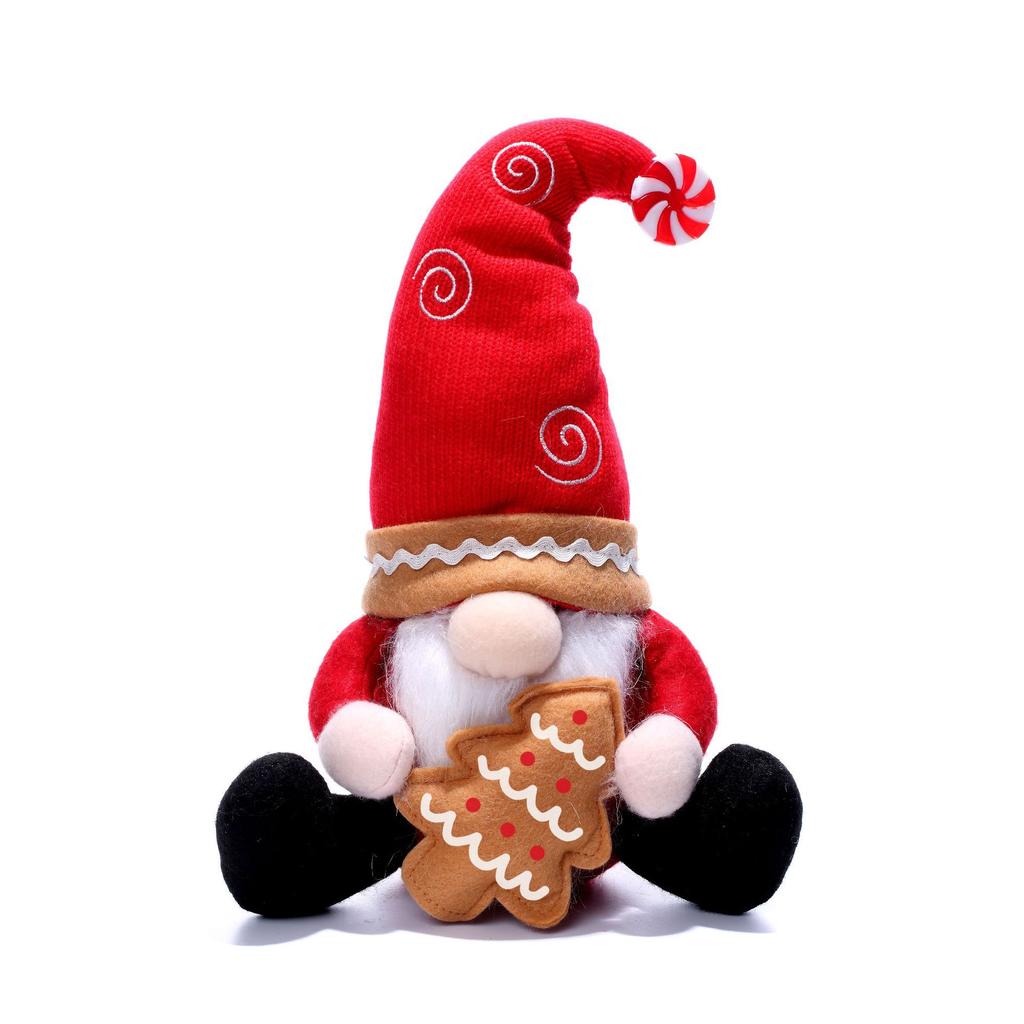 Christmas Decoration Faceless Doll Fairy Figurine Cookie Decoration Goblin Toy Display Piece