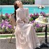 2026 Beautiful French Floral Knee-Length Summer Dress - Fairy Style