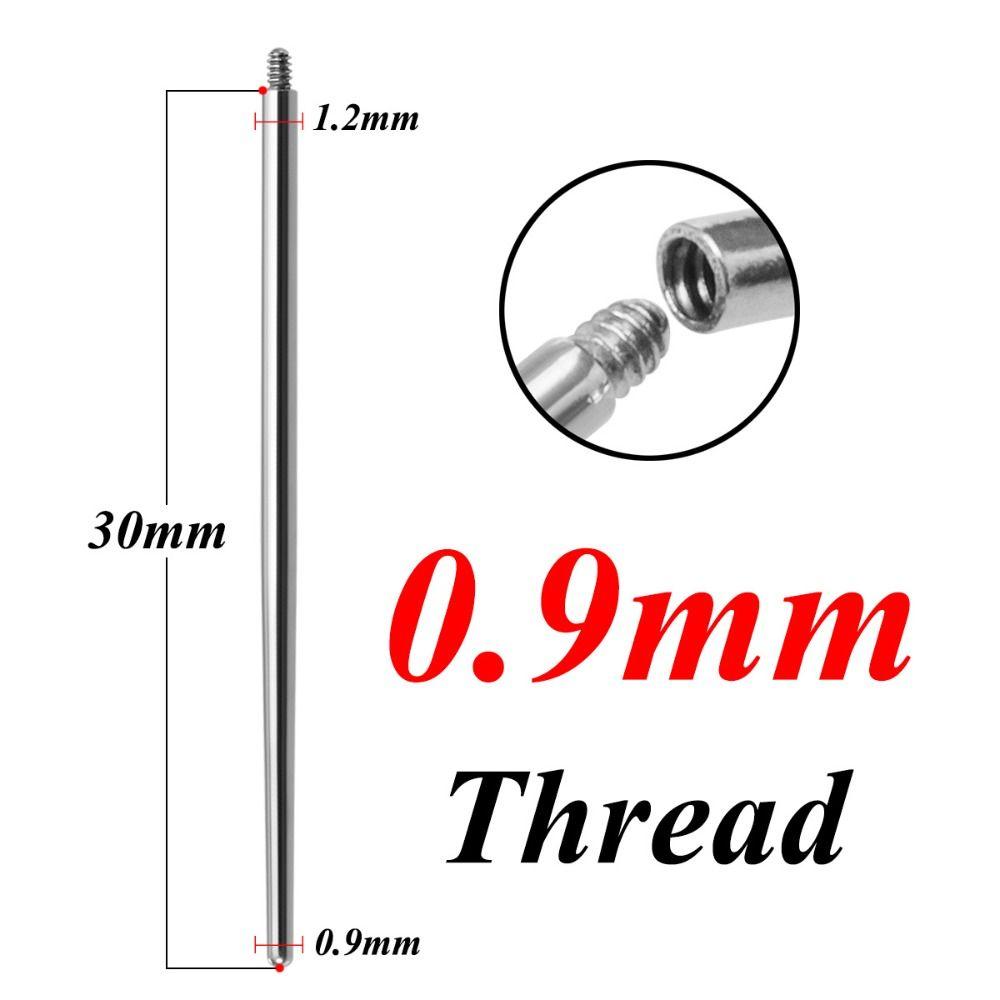 

Nose Stud Puncture Connecting Pin Ear Stud Dermal Piercing Tool Body Piercing Tool Jewelry Tool 0.9x1.2mm