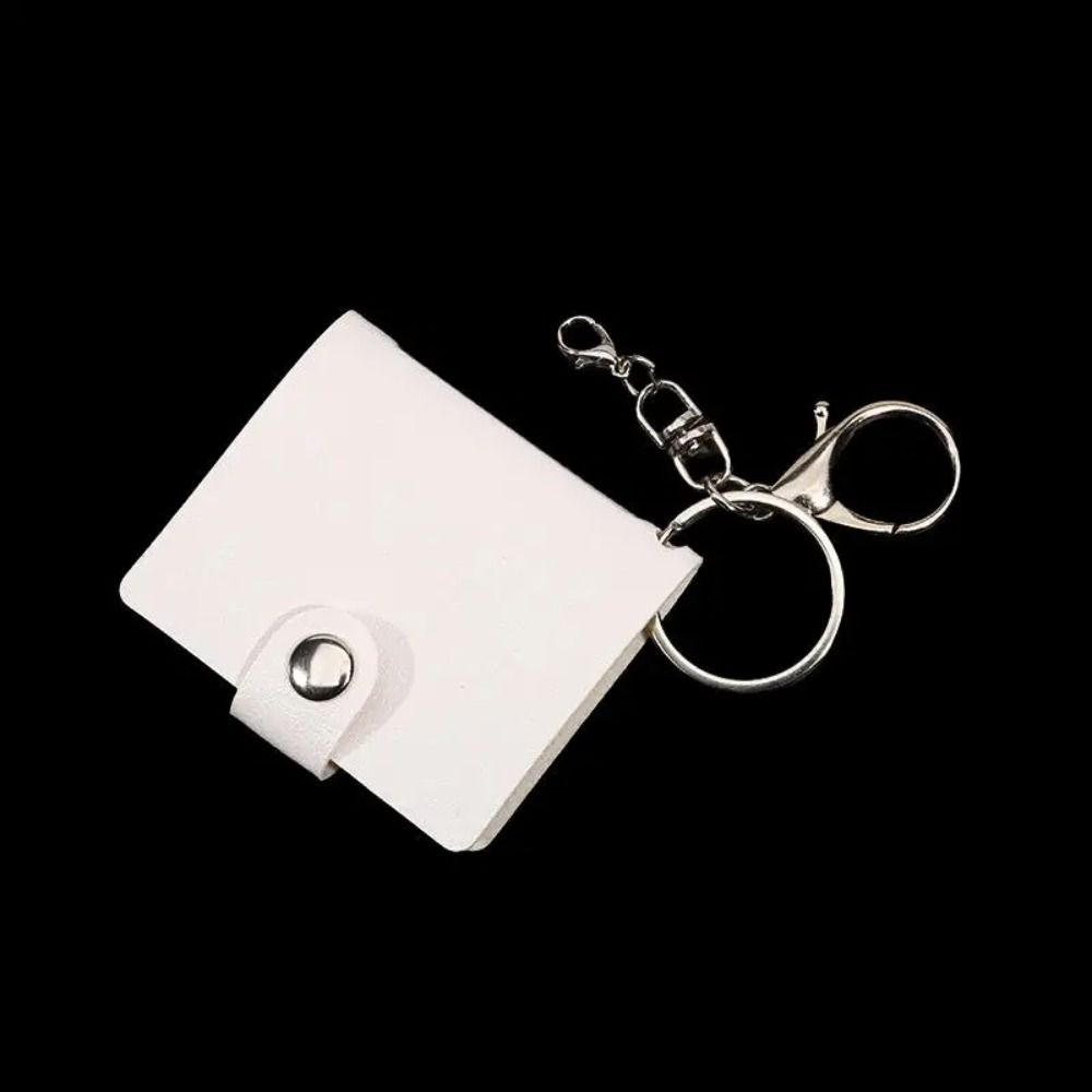 DIY Wallet Mini Photo Album 2 Inch Photo Card Holder Portable Photo Album Keychain Jewelry Gift