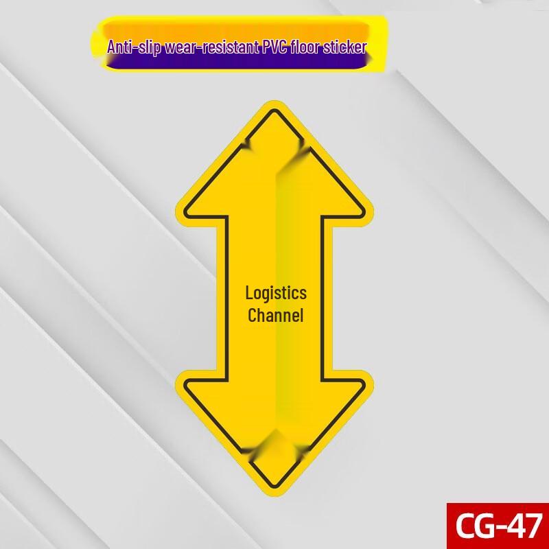 Langsaizepo Wear-Resistant Floor Marking Stickers