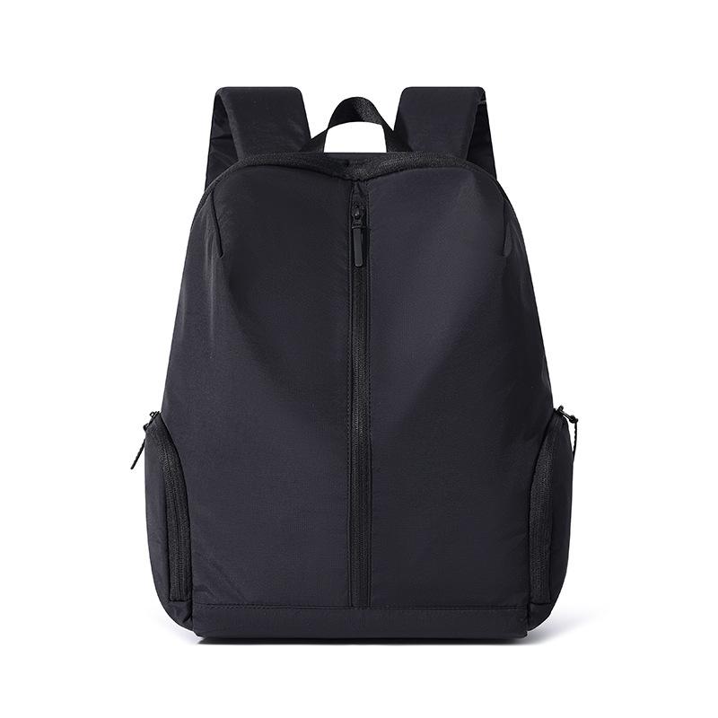 Nylon Backpack Solid Color Large Capacity Backpack