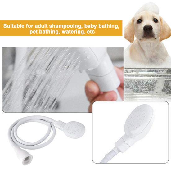 Practical with Buckle Bathing Heavy Duty Bathtub Faucet Dog Washing Shower Attachment Bathroom Supplies Handheld Shower Head