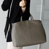 Genuine cowhide work tote bag for women A4 real leather shoulder bag large capacity commuting storage high visibility business bag popular tote bag