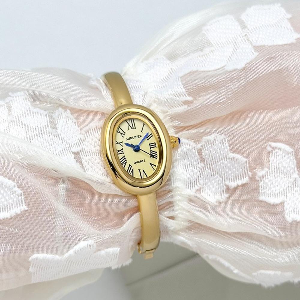 Roman Numerals Bracelet Watch Jewelry Clasp Diamond Decoration Quartz Wristwatch Quartz Stainless Steel Diamond Watch Girls