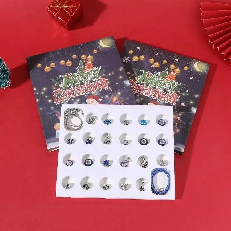 Advent Calendar 2025 Girls Charm Bracelets Making Kit For Kids Xmas Countdown Calendars Jewelry For Toddler Kids Teens Girls