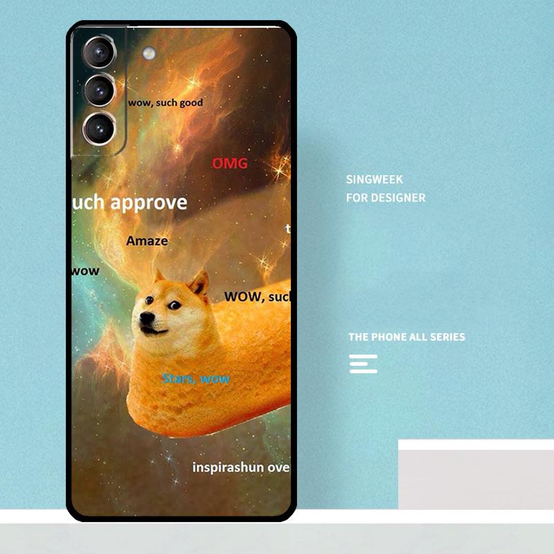 Doge Meme Kabosu Case For Samsung Galaxy S25 Ultra S25 FE S20 S21 S22 S23 Plus S9 S10 S24 Ultra Phone Cover