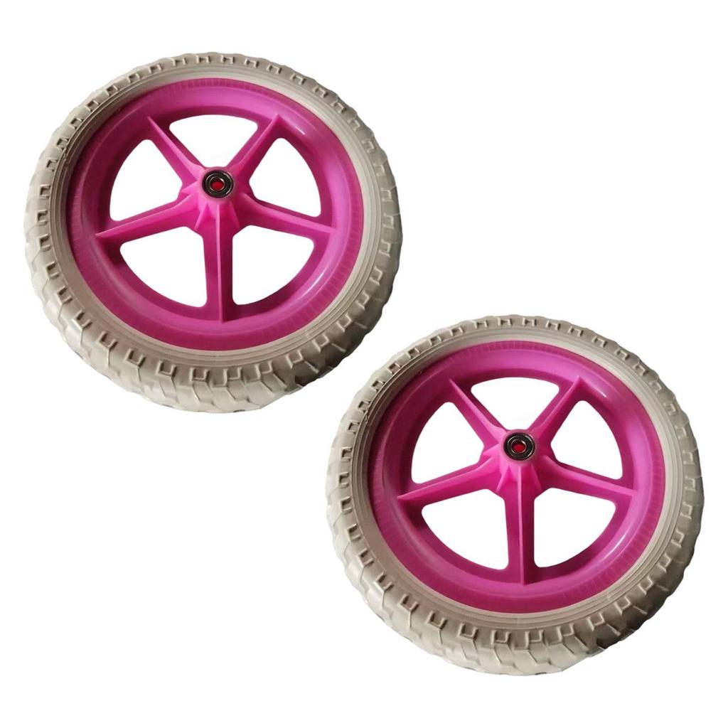 1 Pair Balance Bike Replacement Wheels Riding 27 cm Nonslip Training Wheels