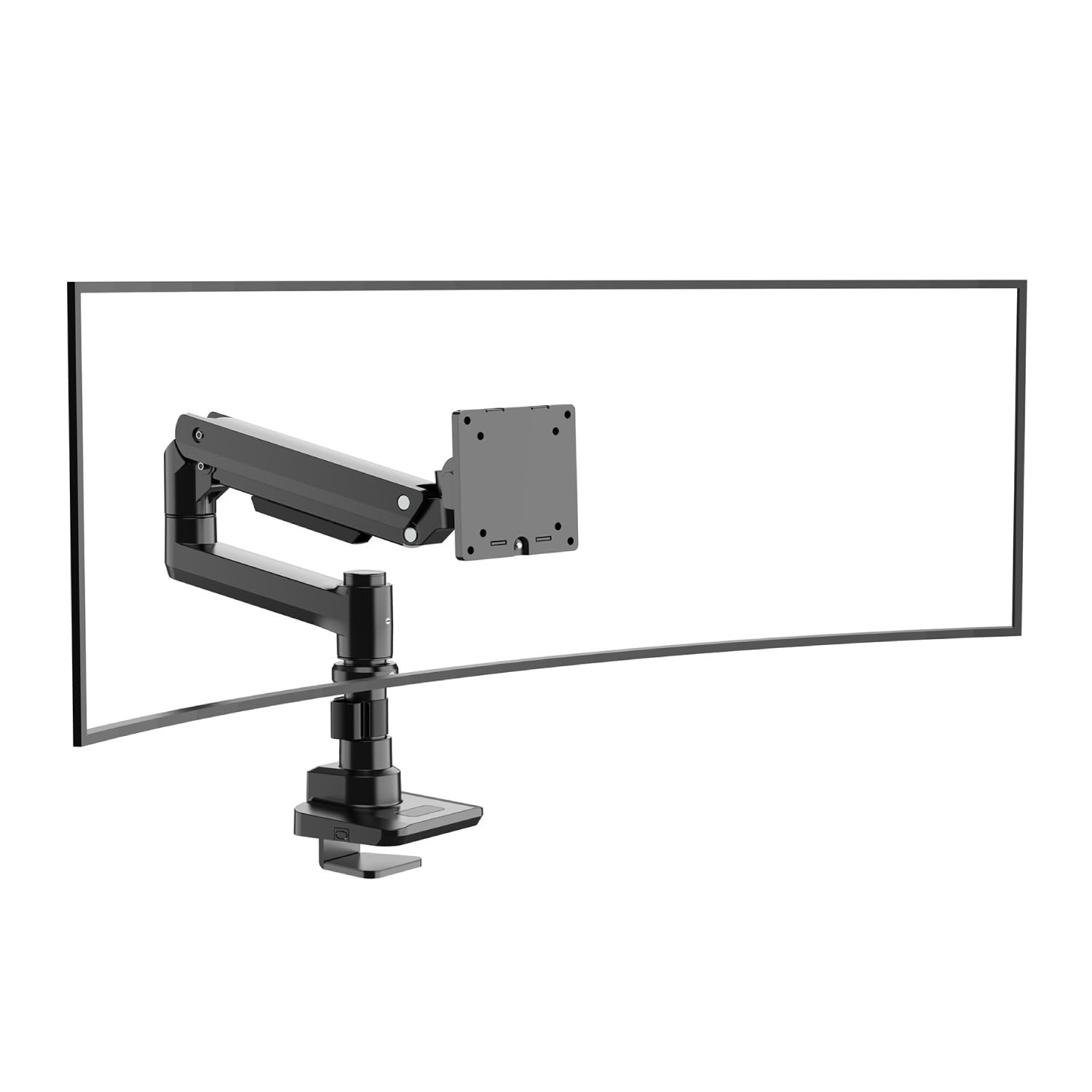 

Green House Монитор с большим экраном, совместимый с дюймовой грузоподъемностью газ 4 черных рычага, 17-49 мониторов, 2-20 кг, Давление, Ось, GH-AMDU1-BK чёрный