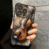 Violin Music Soft Phone Case For iPhone 15 16 17 Air 14 Pro Max 16E Plus 13 12 Mini Plating Anti-Fall Fundas